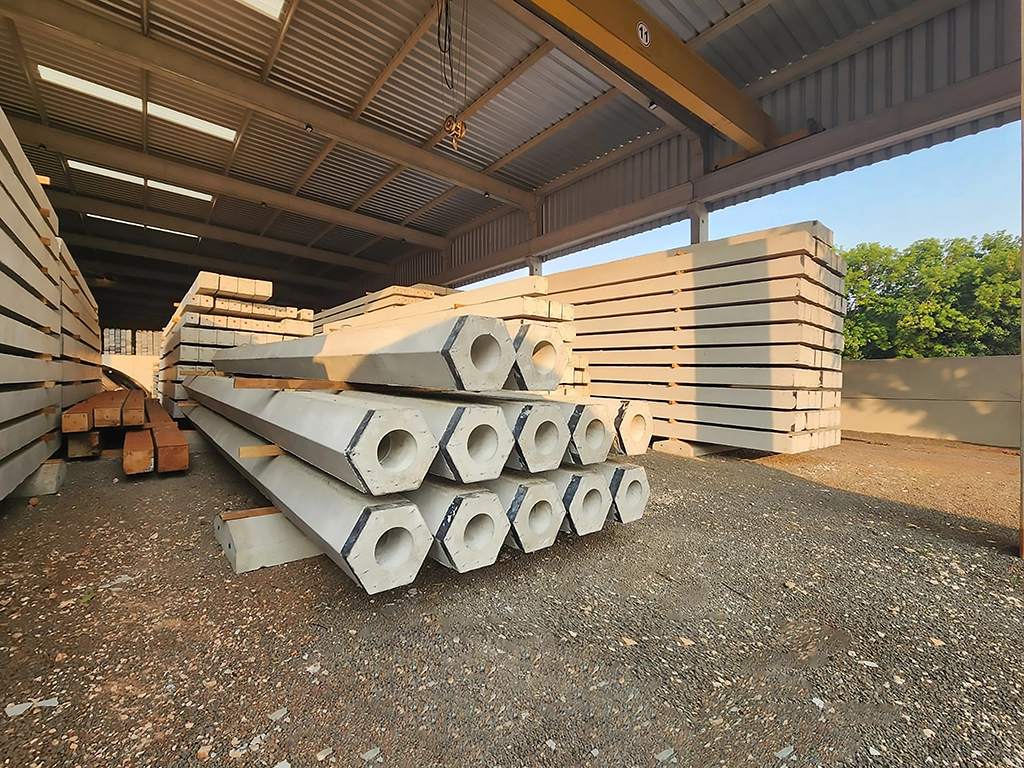 Estacas Protendidas quadradas e sextavadas da Mtech, com alto desempenho em resistência de ponta e atrito lateral, ideais para solos profundos e obras exigentes.